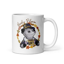 Load image into Gallery viewer, Opossum "Howdy Pilgrim" - White Glossy Mug