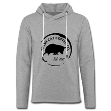 Load image into Gallery viewer, Trash Cat Coffee Unisex Lightweight Terry Hoodie