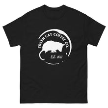 Load image into Gallery viewer, Trash Cat Coffee Heavyweight Tee - White Logo (2 Colors)