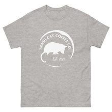 Load image into Gallery viewer, Trash Cat Coffee Heavyweight Tee - White Logo (2 Colors)