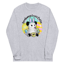Load image into Gallery viewer, "Somebunny Loves Coffee" Limited Edition Unisex Long Sleeve Shirt (2 Colors)