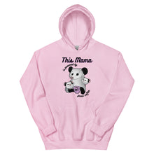 Load image into Gallery viewer, Trash Cat Coffee "This Mama is powered by good coffee" Unisex Character Hoodie