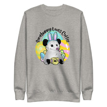 Load image into Gallery viewer, "Somebunny Loves Coffee" Limited Edition Easter Unisex Premium Sweatshirt (2 Colors)